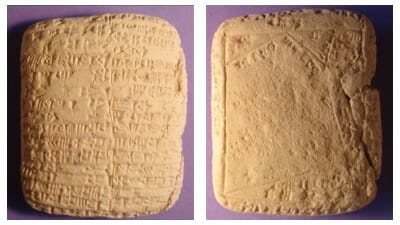 Babylonian clay tablet