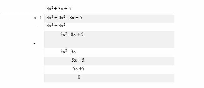 Dividing Polynomials