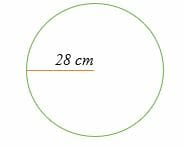 Area of a circle using the radius