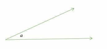 Draw 30 degrees angle