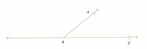 Draw 50 degrees angle