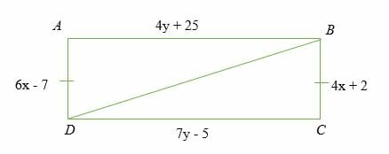 Hypotenuse Leg Theorem Two unknown values