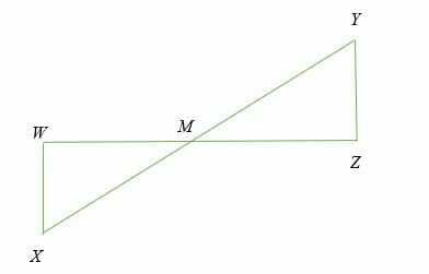 Hypotenuse Leg Theorem given midpoint congruent