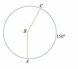 Missing angle in intercepted arc