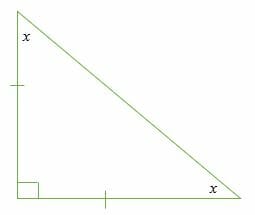 Missing angle in isosceles using Triangle Angle Sum Theorem