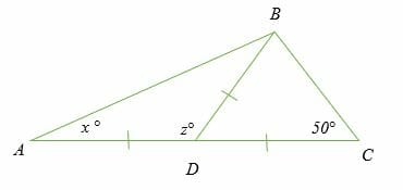 Missing angle using Triangle Angle Sum Theorem complex
