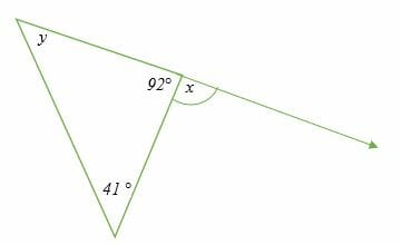 Missing exterior angle