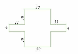 Perimeter of irregular polygons