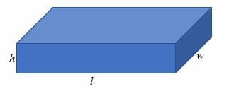 Surface area of a cuboid