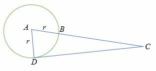 Tangent of a Circle Example 3