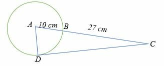 Tangent of a Circle Example 5