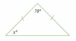 Unknown angle in a triangle