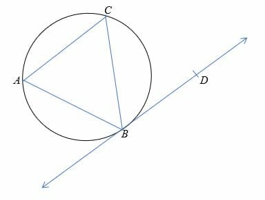 alternate segment theorem medium level