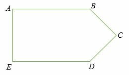 area of an irregular polygon example question