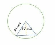 length of chord and the central angle