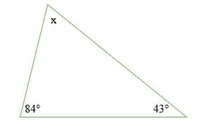 missing angle in triangle