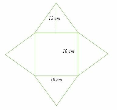 surface area of the net complex