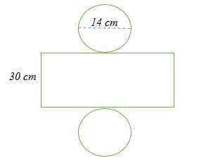 surface area of the net simple