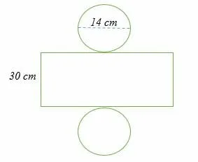 surface area of the net simple