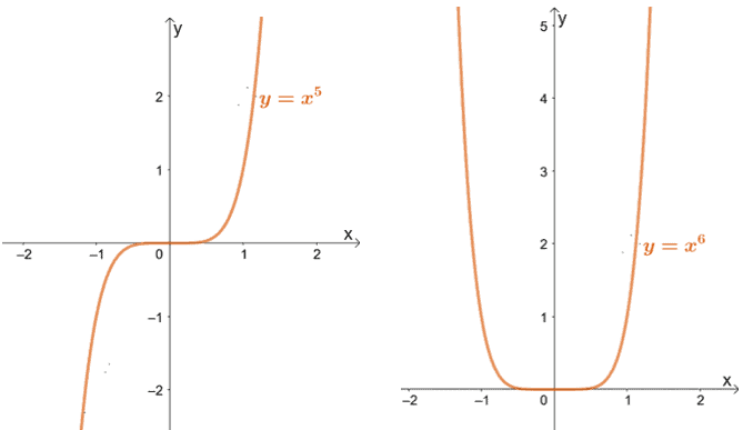 observing the power function when a is a whole number