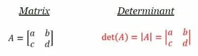 determinant notation