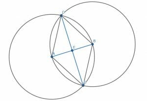 Bisected segment for proof perpendicular bisector