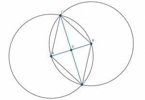 Bisected segment for proof perpendicular bisector