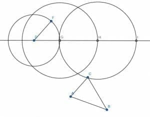 Cut segments constructing triangles