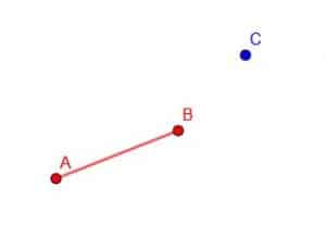 Example 5 Prompt Line AB and Point C