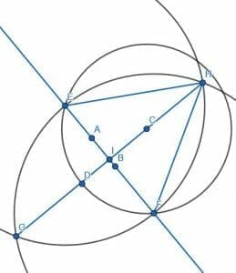 Final step for how to draw a perpendicular line 2