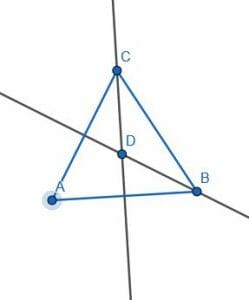 Isosceles triangle 30 degree angle
