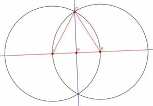 Perpendicular Bisector for 60 Degree angles