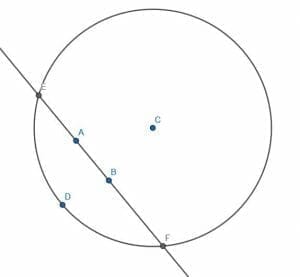 Step 3 for how to draw a perpendicular line