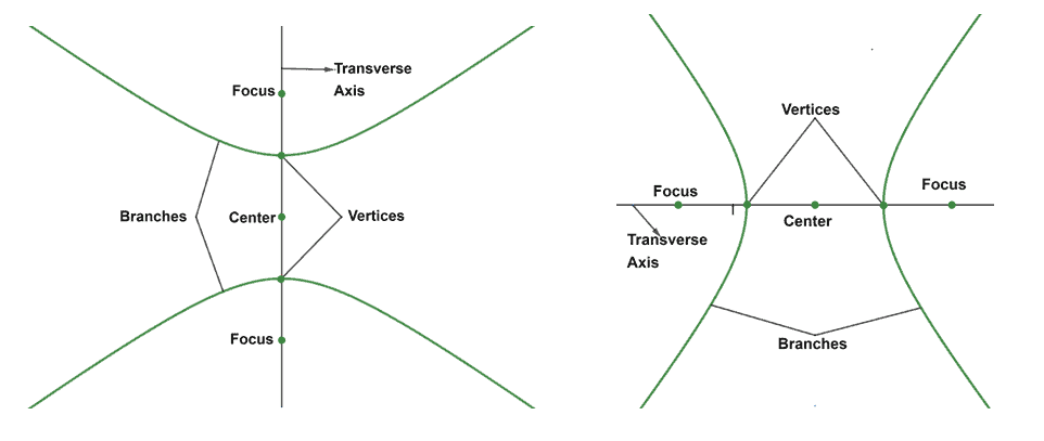 components of hyperbola