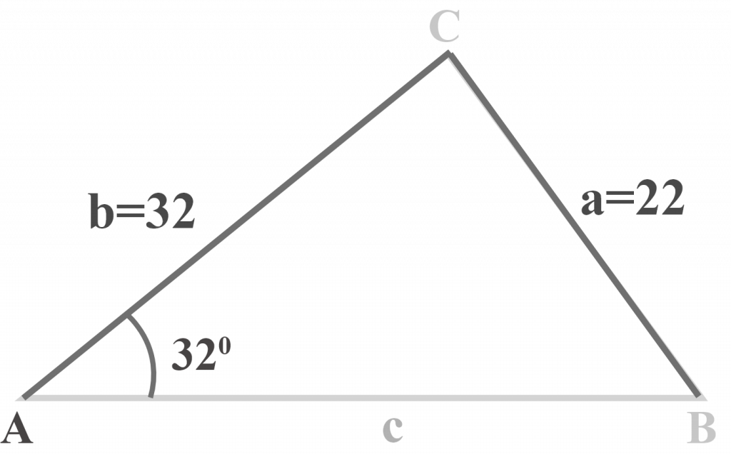 SSA triangle Ambiguous case Two solutions Two different triangles exist
