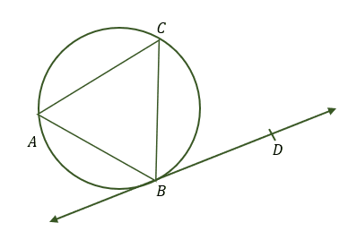 finding angles using the alternate segment theorems