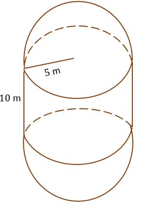 surface area of a capsule