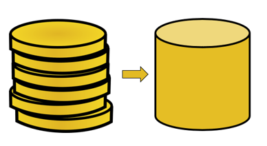 coin stack as an example of cavalieri s principle