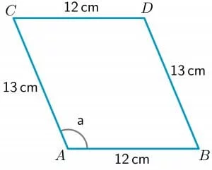 example law of cosines