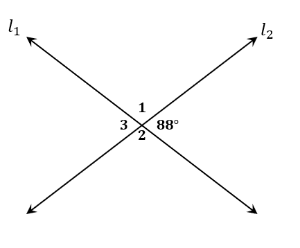 finding the angle measures using the vertical angle theorem