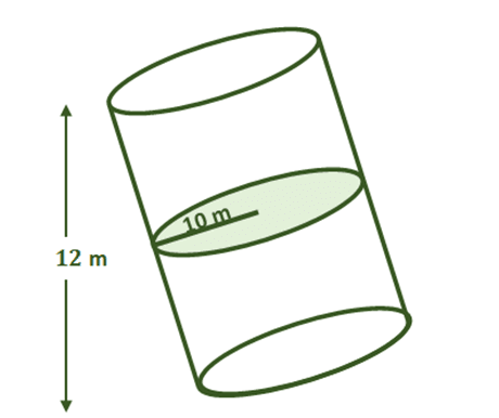 finding the volume of an oblique cylinder using cavalieris principle