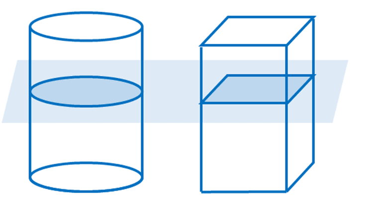 finding unknown measurs using the cavalieris principle