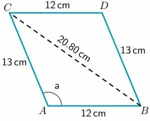 law of cosines practice question