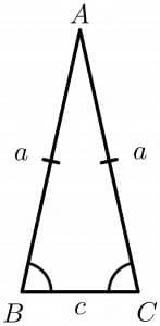 parts of isosceles triangles