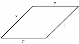 perimeter of rhombus