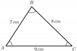 perimeter of triangle example