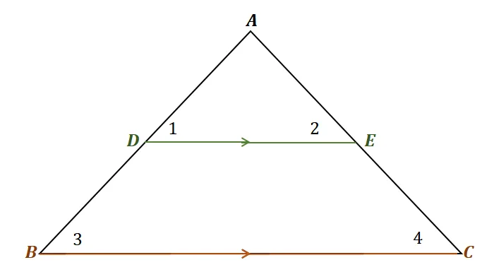 proof of the side splitter theorem