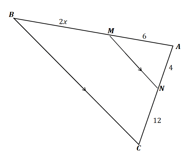 solving a problem involving the side splitter theorem