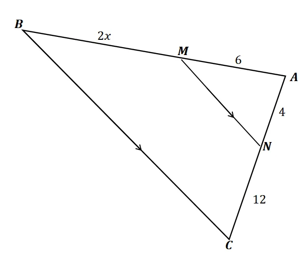 solving a problem involving the side splitter theorem