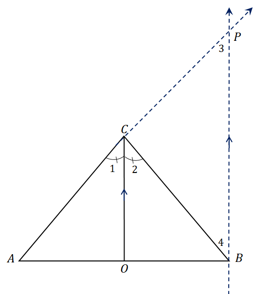 using the side splitter theorem to prove the angle bisector theorem